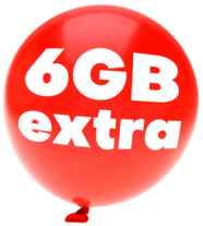 6 GB extra