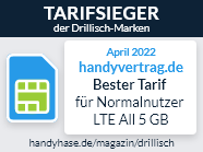 Tarifsieger 3-6 GB LTE - handyhase.de