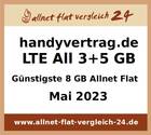 Günstigste 8 GB Allnet Flat - allnet-flat-vergleich-24.de