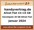 Günstigste 30 GB Allnet Flat - allnet-flat-vergleich-24.de