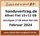 Günstigste 27 GB Allnet Flat - allnet-flat-vergleich-24.de